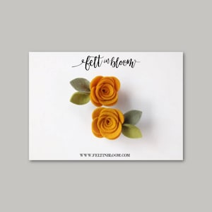 Fleur en feutre | pince à cheveux |  serre-tête en nylon | accessoire photo nouveau-né | clip