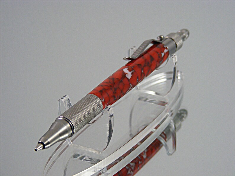 EDC Mechanical Pencil in 303 Stainless Steel and Acrylic Etsy