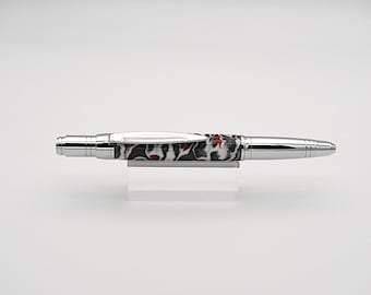 Ballpoint Pen in Chrome with Alumilite Resin