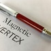 Padauk Magnetic Vertex Pen with Brushed Satin Finish (Item # 1006)