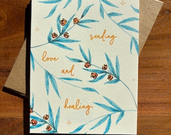 Carte de rétablissement : envoyer de l'amour et de la guérison