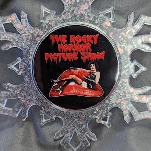 Horror Christmas snowflake ornament - Rocky Horror Picture Show - Halloween - stocking stuffer - holiday - creepy cute - gift