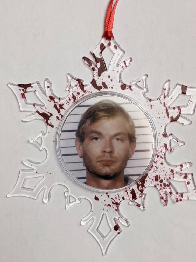 Horror Christmas Snowflake- Serial Killer edition-serial killer-Jeffe…