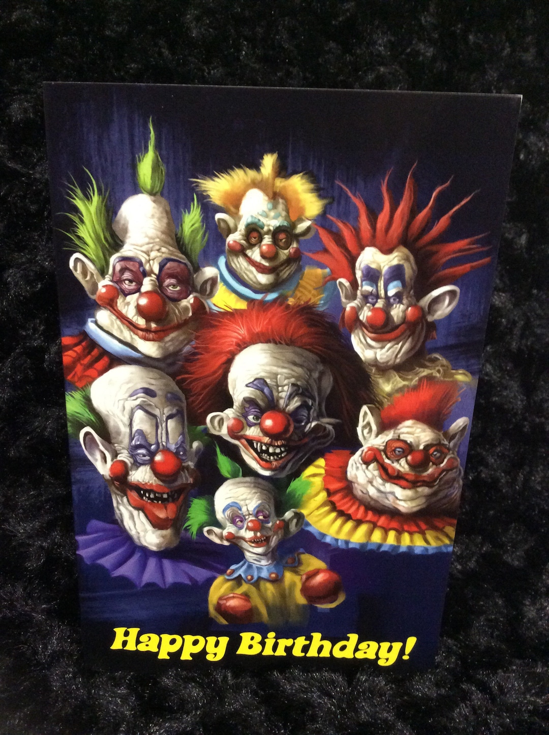 Horror Birthday Card Greeting Card Halloween Killer - Etsy