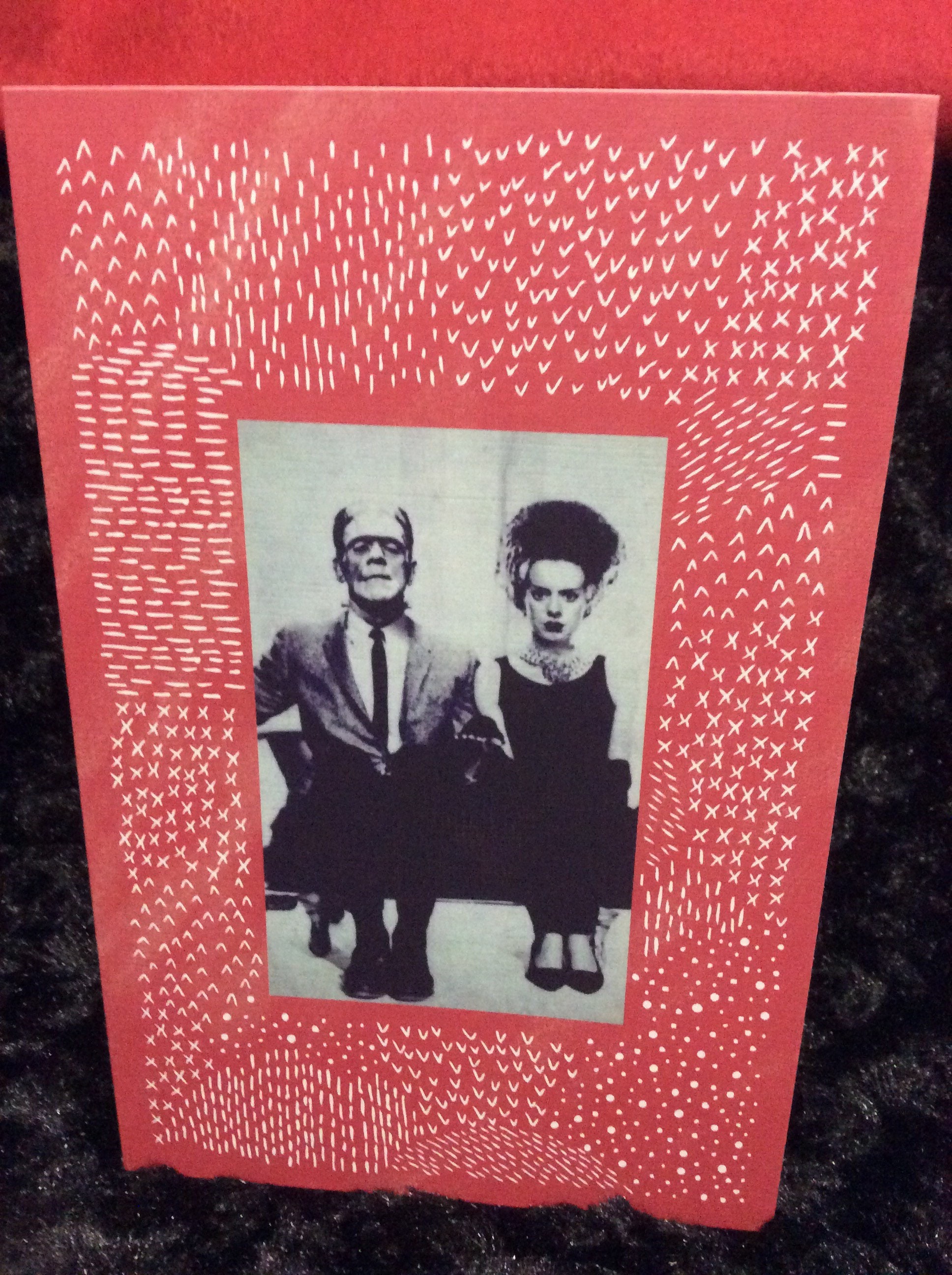 Horror love card - greeting card - halloween - Frankenstein  - bride …