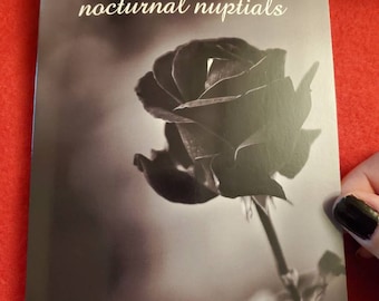 Gothic wedding card - halloween - horror- nuptials- love - lovers - creepy couple - friendship - marriage - engagement - congratulations