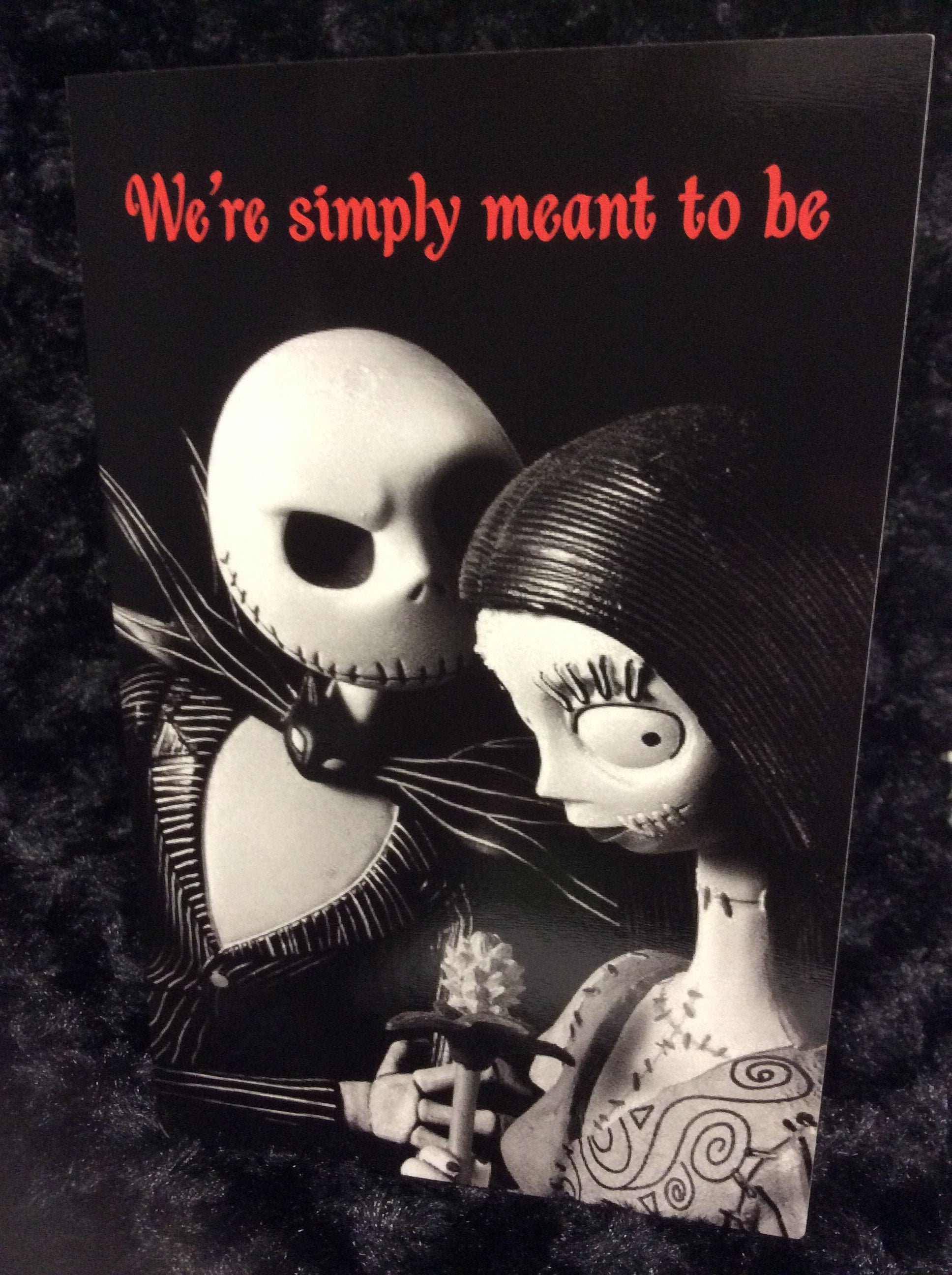 Horror Anniversary card - greeting card - halloween - jack and sally …