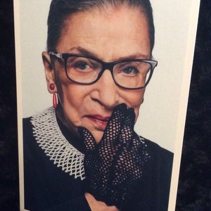 Ruth Bader Ginsburg blank greeting card - RBG - stay strong - friendship- encouragement- equality