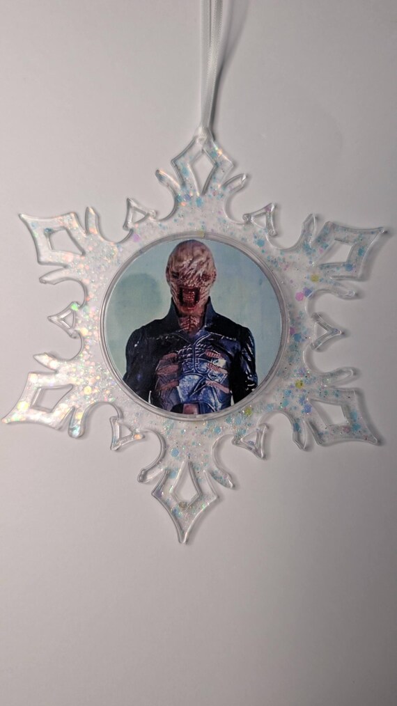 Horror Christmas Snowflake Ornament - Hellraiser - the Chatterer