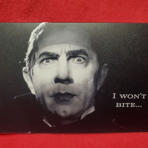 Horror love card - greeting card - halloween - Dracula - bats - undead - love - friendship - valentine - nightmare - creature - anniversary