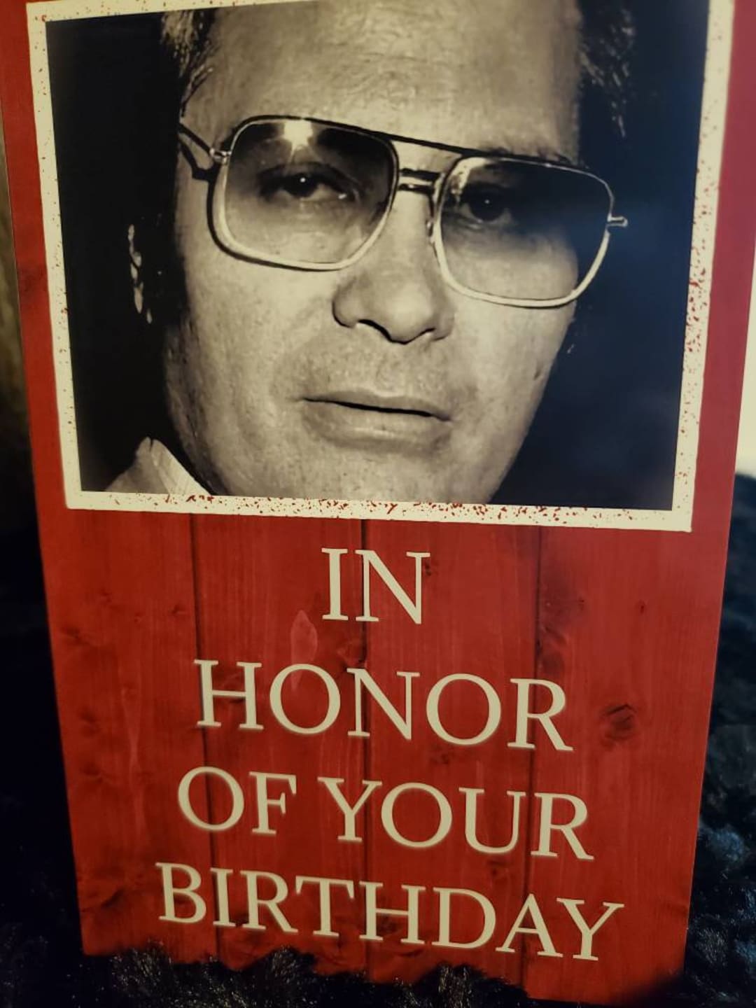 Serial Killer Birthday Greeting Card Horror Jim Jones True Crime