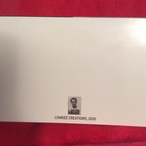 Serial killer Birthday card - horror - Ted Bundy - lovers - friendship - true crime - greeting card - mugshot image 3