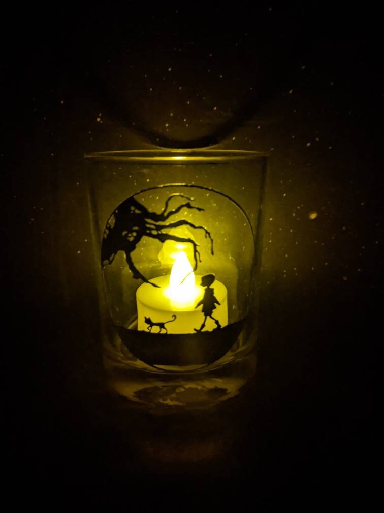 Horror/pop culture Votive Candle Holder-Coraline-Burton-cute-fun-gift…