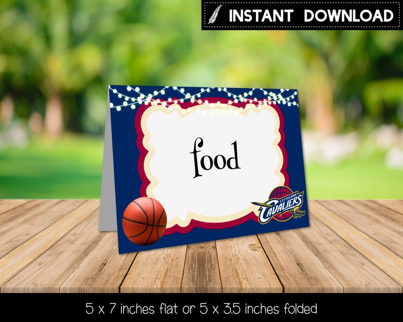 Immediate Obtain - Cleveland Cavaliers Basketball Food items Tent Labels Foodstuff Signs Birthday Celebration Printable Do it yourself - Electronic Document photo about Cleveland Cavaliers Printable Schedule named Fast Obtain - Cleveland Cavaliers Basketball Foodstuff Tent Labels Meals Indications Birthday Bash Printable Do it yourself - Electronic Report