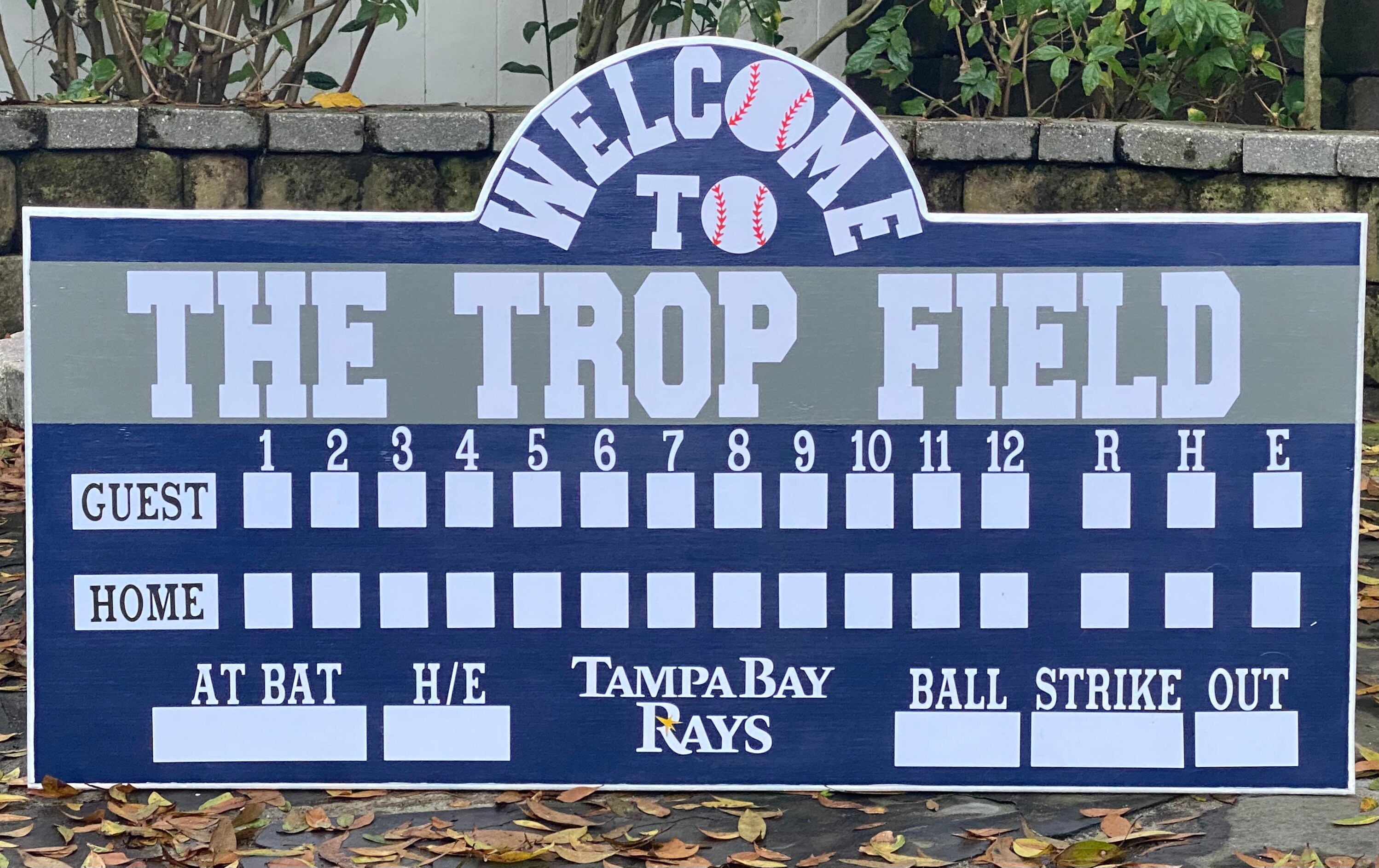 24x42 XL Rounded Edge Baseball Scoreboard Etsy
