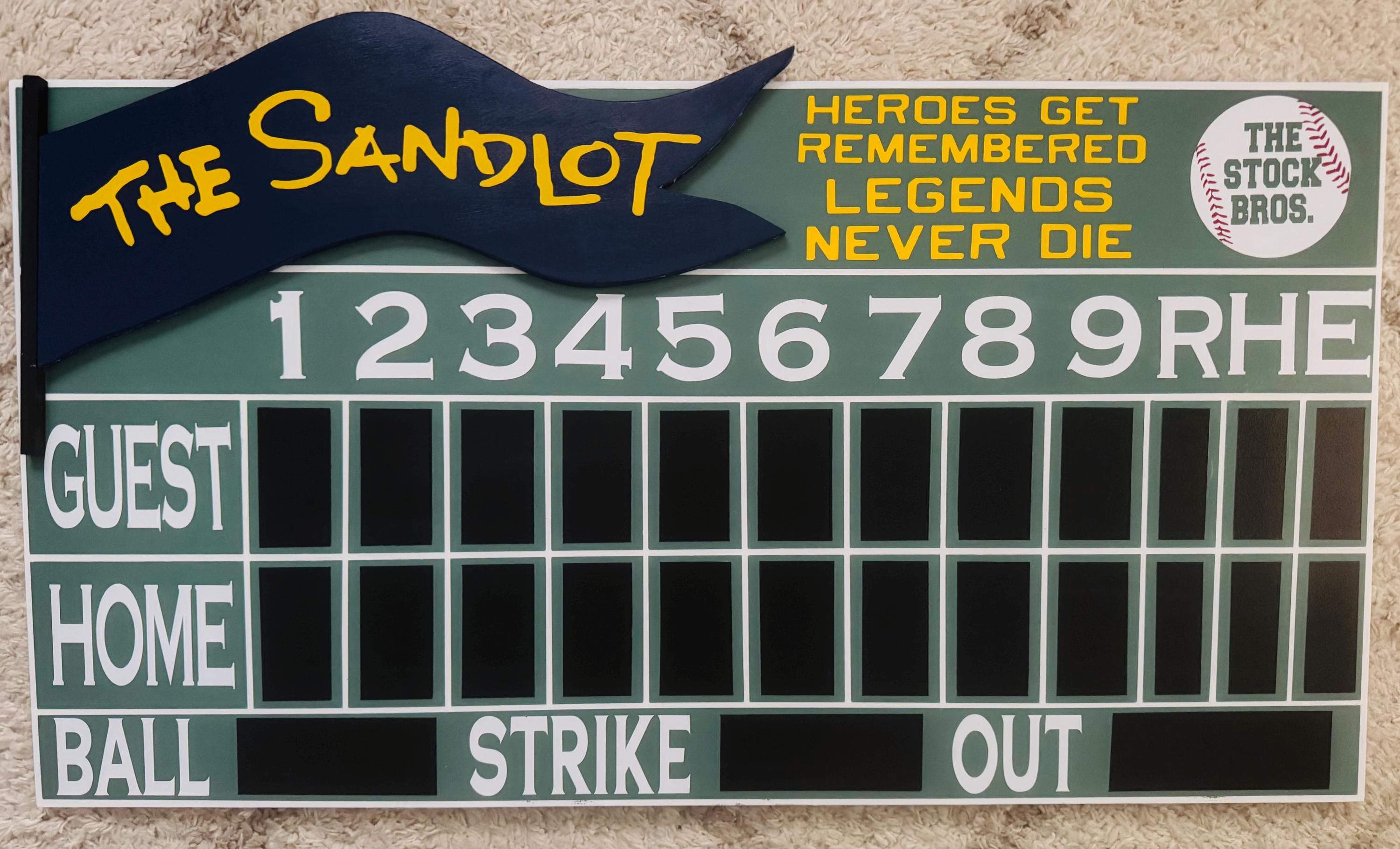 24”x45” Vintage Banner Baseball Scoreboard - Etsy