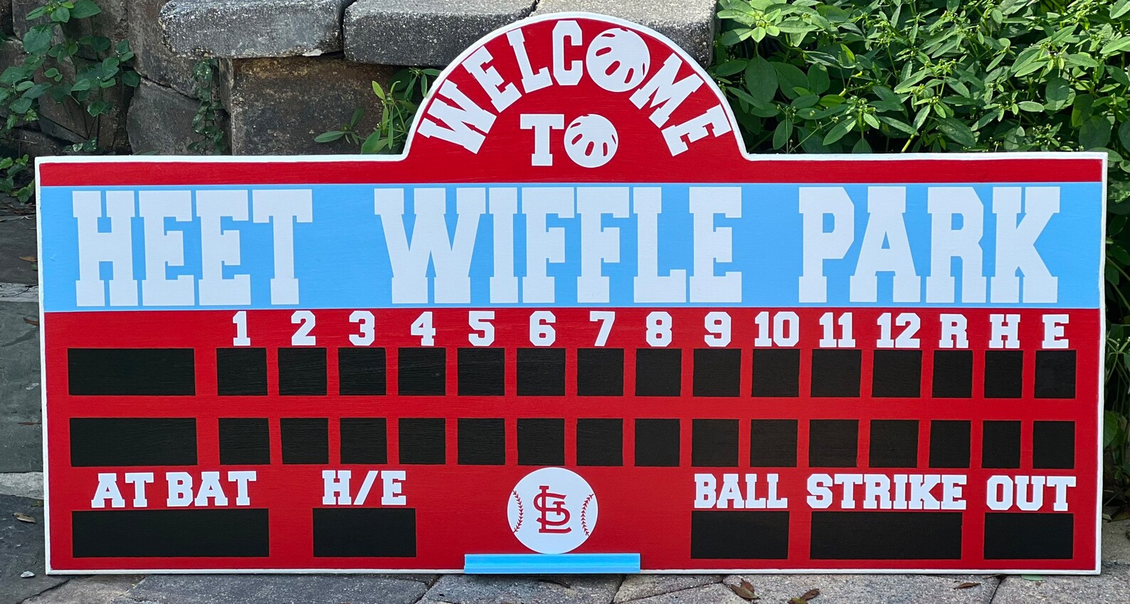 24x45 XL Rounded Edge Baseball Scoreboard Etsy