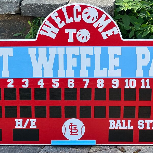 Baseball Scoreboard Etsy