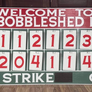 Large Vintage Scoreboard - Etsy