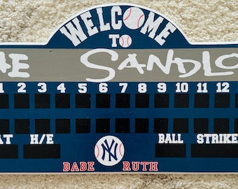16”x 32” | Medium Rounded Edge Baseball Scoreboard