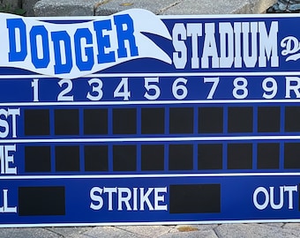 24”x45” Vintage Banner Baseball Scoreboard