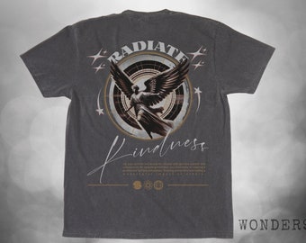 Grunge Angel Comfort Colors T-Shirt: Retro Renaissance Streetwear