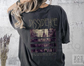 Camiseta "No te conformes": Camiseta gótica grunge cristiana