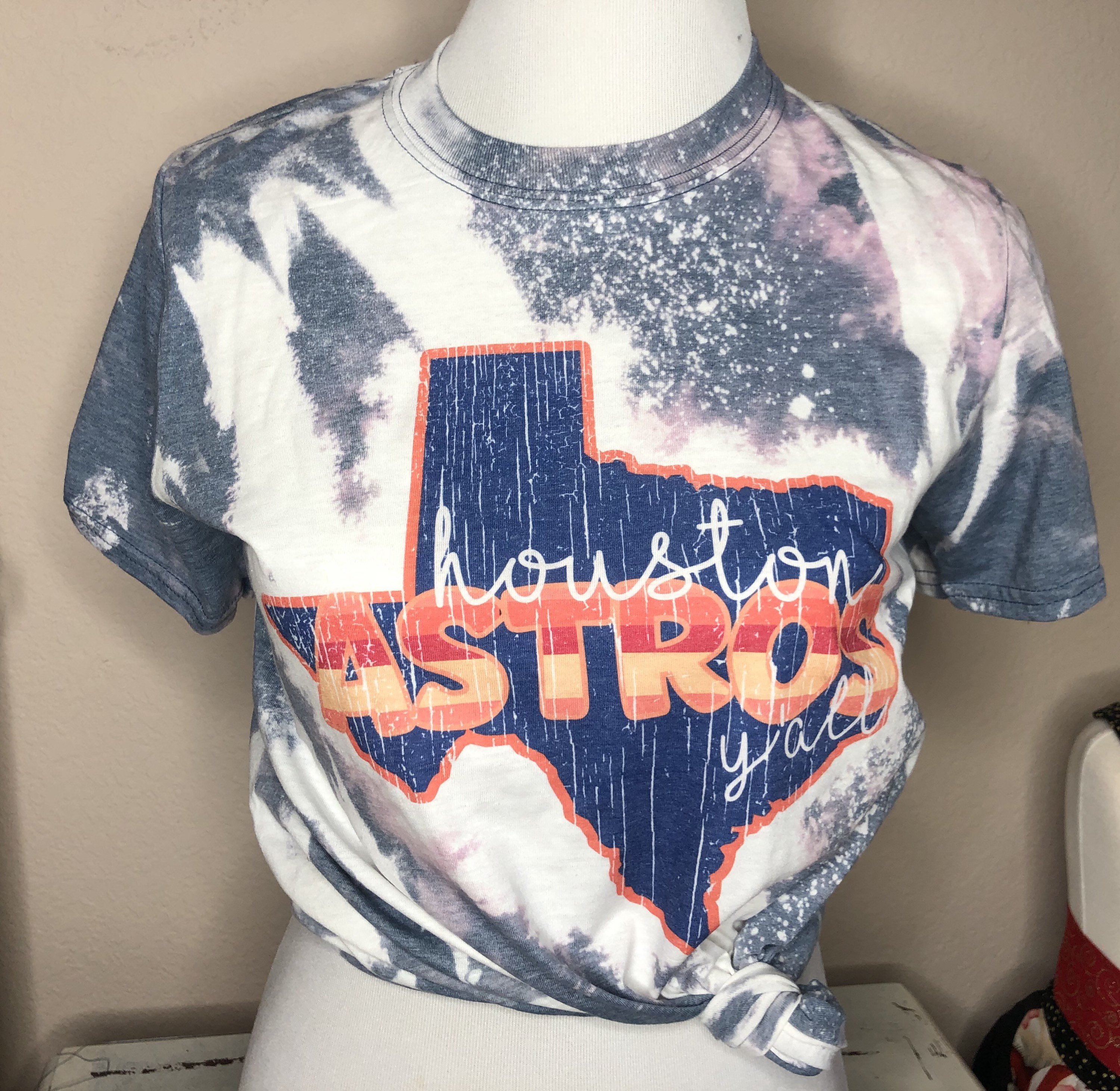 astros bleached shirt