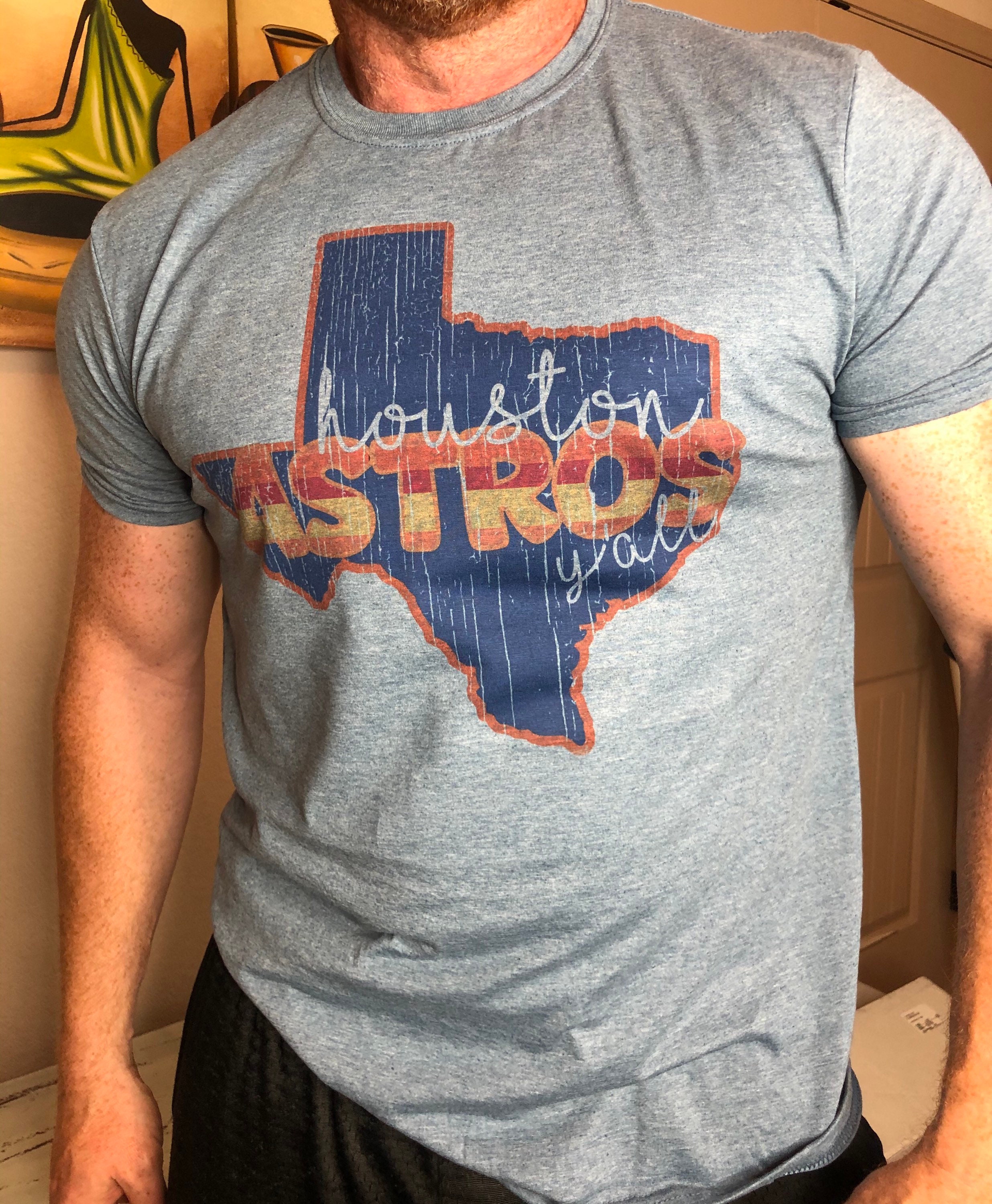 astros bleached shirt