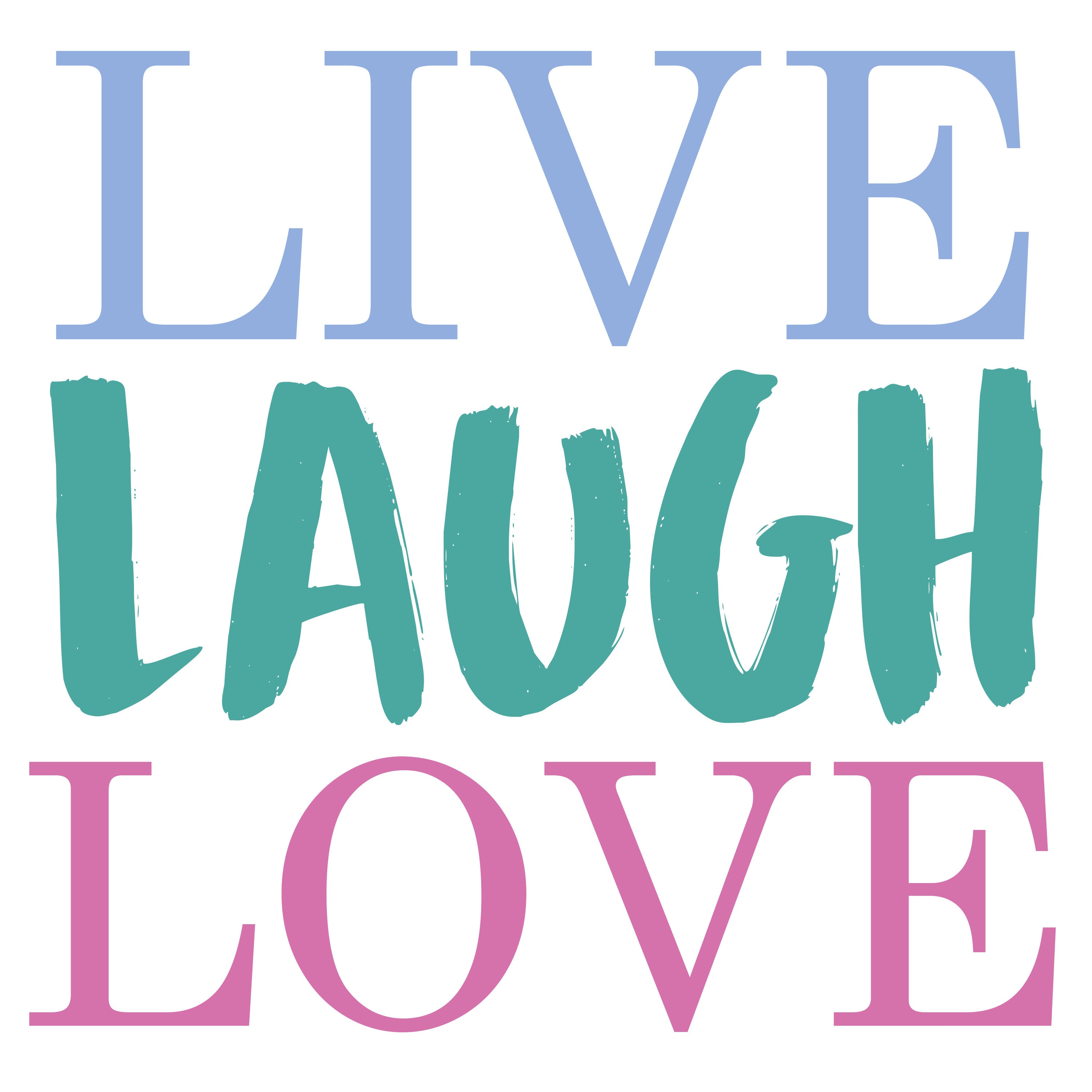 Live Laugh Love Quote Canvas Art Etsy