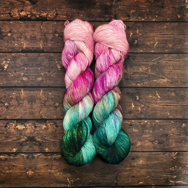 Climbing the Trellis- Hand Dyed Yarn