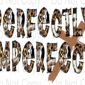 Perfectly Imperfect subliamation instant download digital download png animal print