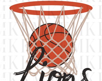 Lions Basketball | PNG | Sublimation Design