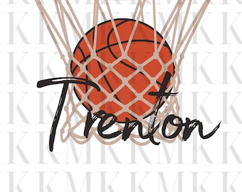 Trenton Basketball | PNG | Sublimation Design