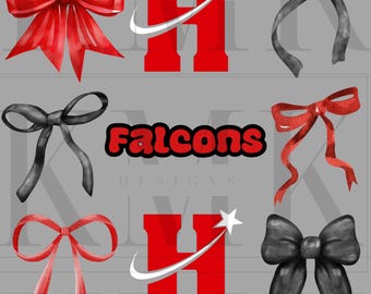 Huffman Bow Collage | PNG | Sublimation Design