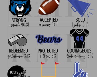 Bears God Says I Am | PNG | Sublimation Design | DTF Design