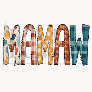 Fall Mamaw | PNG | Sublimation Design | DTF Design
