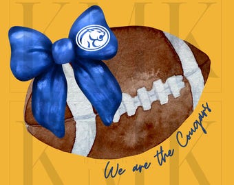 We Are The Cougars Football | PNG | Sublimation Design | DTF Design