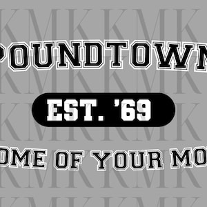 POUNDTOWN (MOM) | PNG | Sublimation Design