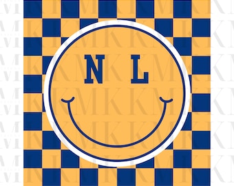 NL checkered smiley | PNG | Sublimation Design