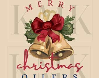 Merry Christmas Oilers | PNG | Sublimation Design