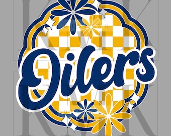 Oilers Retro Spirit | PNG | Sublimation Design