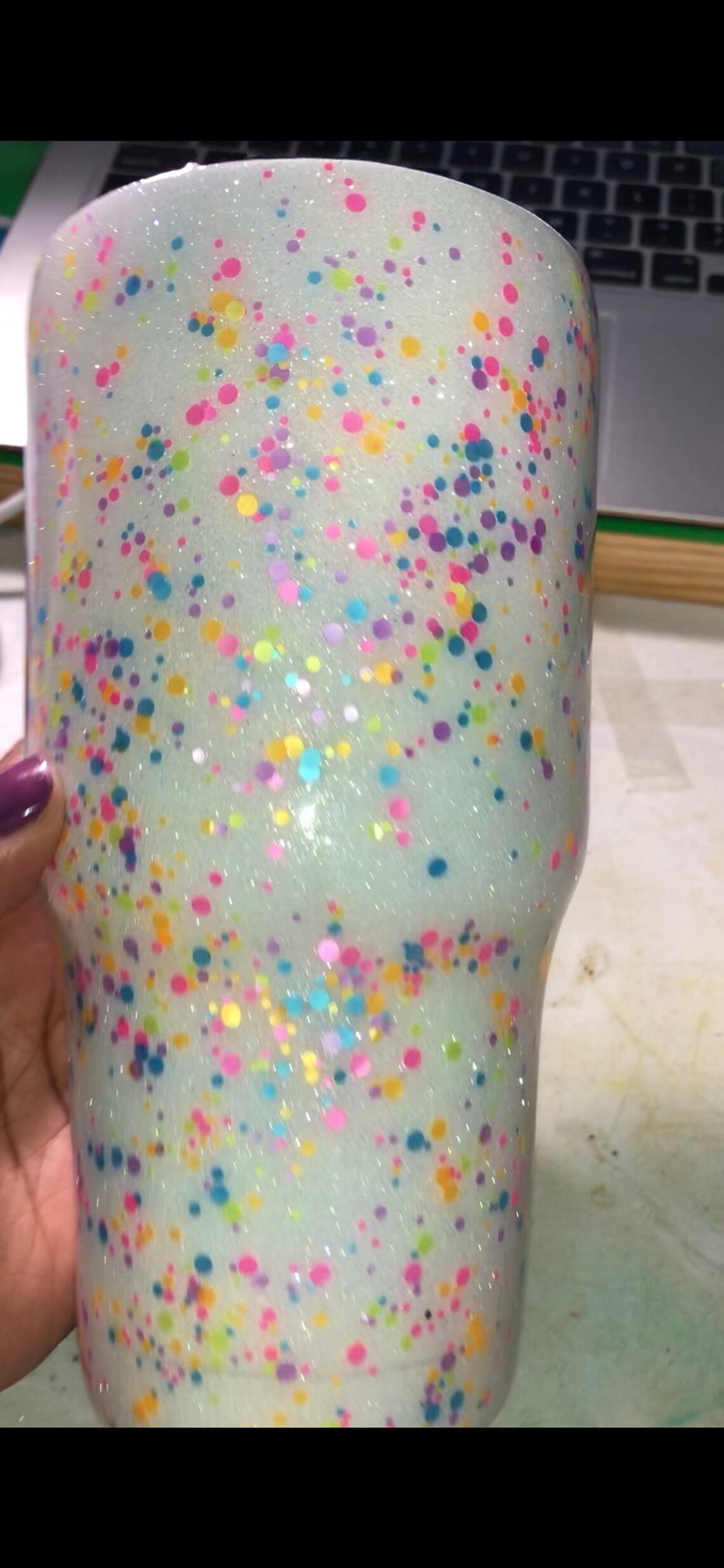 Fbomb Tumbler/ Yeti Sprinkle Fbomb Like Confetti Tumbler/ Etsy