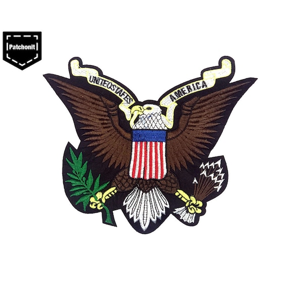 Large Eagle Iron on Patch Large Eagle Patch Large Eagle Back Patch for Jacket Large Eagle Biker Patch Large Eagle Motorcycle Patch for Men