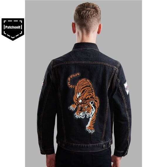 large back patches for denim jackets