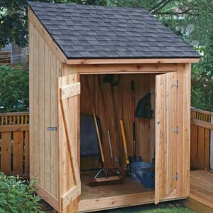 GARDEN SHED PLANS 6x4/Lean On Shed Diy Instant download!