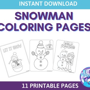 Snowman Coloring Pages, Snowman Coloring, Winter Coloring Pages, Winter Coloring, Kids Coloring Pages