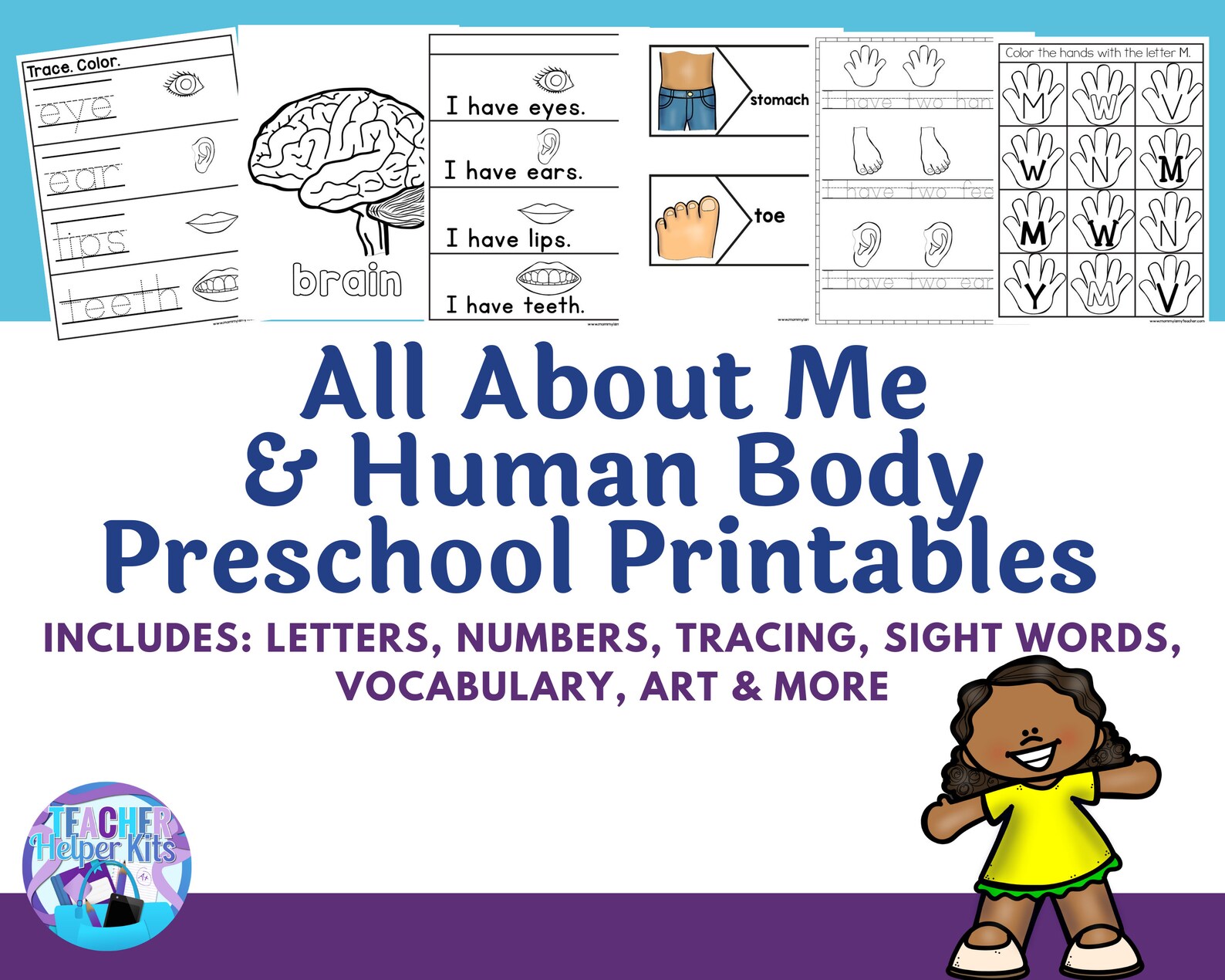 Homeschool Preschoolall About Me & Human Preschool - Etsy