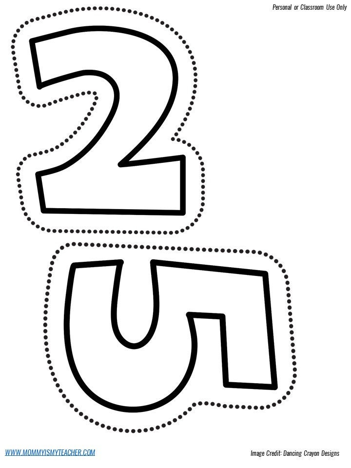 30 Number Printable Worksheets Download Preschool &amp; Kindergarten - Etsy