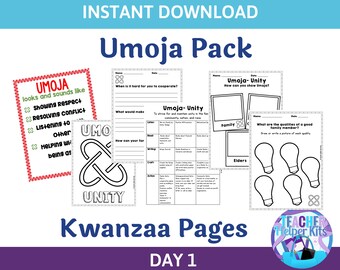 Kwanzaa Activity- Kwanzaa Busy Book- Kwanzaa Printable- Kwanzaa Busy Binder- Kwanzaa Activities for Kids